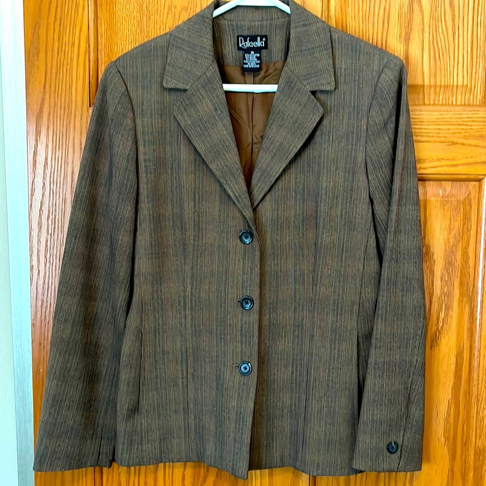 Brown Rafaela Suit Jacket/Blazer Size 10